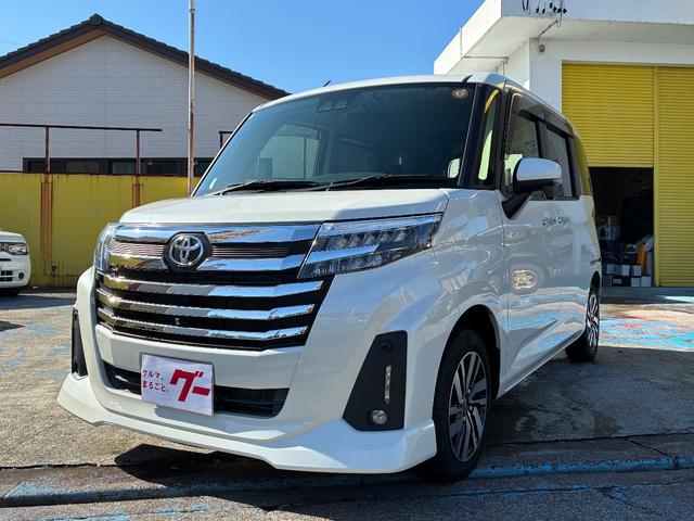 ルーミー カスタムＧ　スマートキー　プッシュスタート　純正ナビ　ＴＶ　バックカメラ　アラウンドビューモニター　ステアリングスイッチ　クルコン　ドラレコ　両側パワースライドドア　スマートアシスト　純正１４インチＡＷ（3枚目）