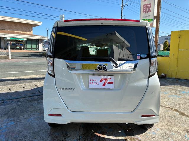 ルーミー カスタムＧ　スマートキー　プッシュスタート　純正ナビ　ＴＶ　バックカメラ　アラウンドビューモニター　ステアリングスイッチ　クルコン　ドラレコ　両側パワースライドドア　スマートアシスト　純正１４インチＡＷ（6枚目）