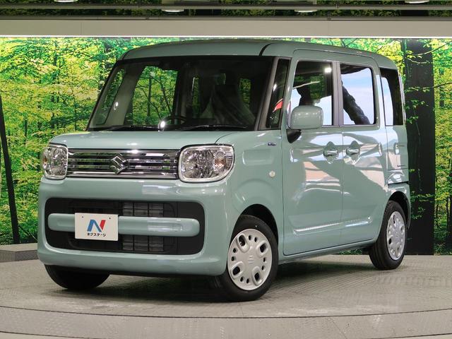 ハイブリッドG 禁煙車 スズキセーフティーサポート クリアランスソナー 車線逸脱警報 スマートキー オートエアコン オートライト アイボリーインパネ リアシートスライド ヘッドライトレベライザー(17枚目)