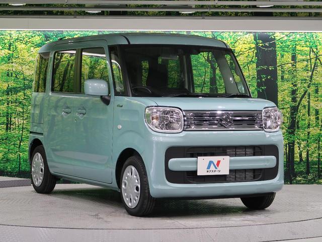 ハイブリッドG 禁煙車 スズキセーフティーサポート クリアランスソナー 車線逸脱警報 スマートキー オートエアコン オートライト アイボリーインパネ リアシートスライド ヘッドライトレベライザー(20枚目)