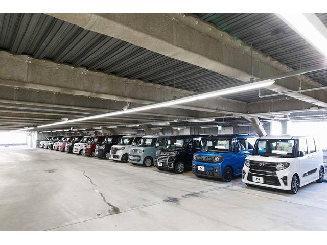 ハイブリッドG 禁煙車 スズキセーフティーサポート クリアランスソナー 車線逸脱警報 スマートキー オートエアコン オートライト アイボリーインパネ リアシートスライド ヘッドライトレベライザー(45枚目)