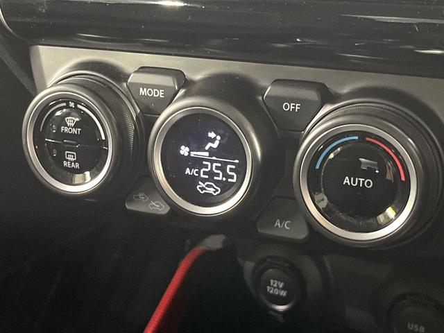 スイフトスポーツ ベースグレード　禁煙車　デュアルカメラブレーキ　純正８型ナビ　全周囲カメラ　オートエアコン　ＥＴＣ　ＬＥＤライト　ハイビームアシスト　シートヒーター　車線逸脱警報　アダプティブクルーズ　ステアリングスイッチ（6枚目）