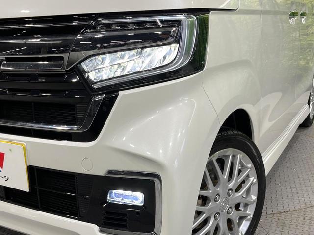 N-BOXカスタム Lターボ 禁煙車 ホンダセンシング メモリーナビ バックカメラ 両側電動スライド レーンアシスト 前席シートヒーター オートエアコン LEDライト 電動パーキングブレーキ コーナーセンサー ETC(12枚目)