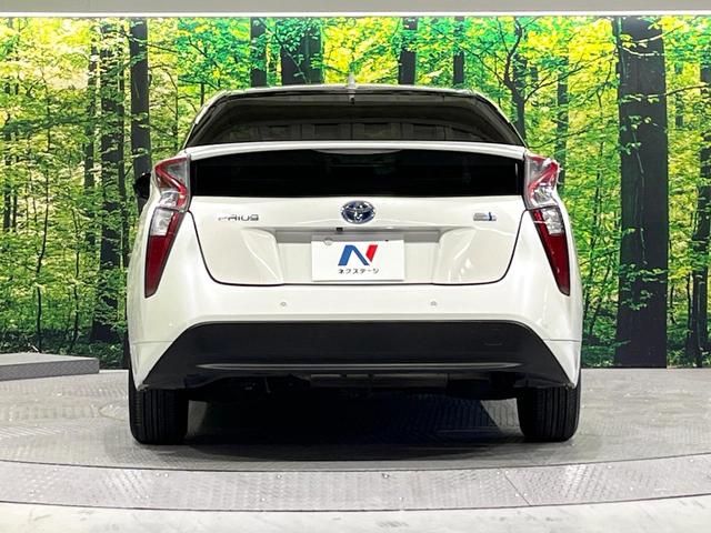 プリウス Sセーフティプラス 禁煙車 衝突軽減装置 純正9型ナビ バックカメラ レーダークルーズ ETC LEDヘッド&フォグ オートハイビーム オートエアコン クリアランスソナー ステアリングスイッチ 車線逸脱警報(15枚目)