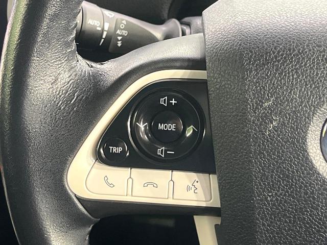 プリウス Sセーフティプラス 禁煙車 衝突軽減装置 純正9型ナビ バックカメラ レーダークルーズ ETC LEDヘッド&フォグ オートハイビーム オートエアコン クリアランスソナー ステアリングスイッチ 車線逸脱警報(37枚目)