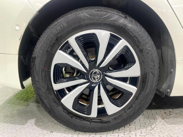 プリウス Sセーフティプラス 禁煙車 衝突軽減装置 純正9型ナビ バックカメラ レーダークルーズ ETC LEDヘッド&フォグ オートハイビーム オートエアコン クリアランスソナー ステアリングスイッチ 車線逸脱警報(52枚目)