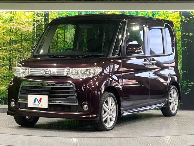タント カスタムRS ターボ 電動スライドドア 純正SDナビ 禁煙車 スマートキー HIDヘッド ETC オートエアコン 純正15インチアルミ Bluetooth CD DVD再生 フルセグ 革巻きステアリング(24枚目)