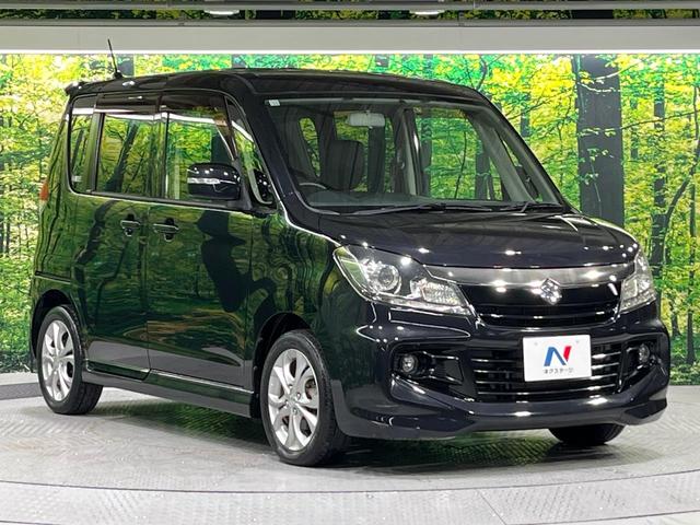 ソリオバンディット アイドリングストップ 禁煙車 メモリーナビ Bluetooth再生 地デジ 両側電動スライド オートエアコン スマートキー プッシュスタート 革巻きステアリング ウィンカーミラー シートリフター 電動格納ミラー(15枚目)