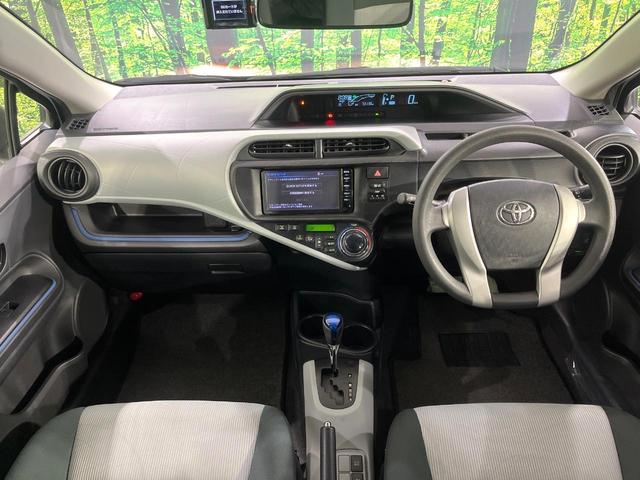 アクア Ｓ　禁煙車　純正ナビ　地デジ　Ｂｌｕｅｔｏｏｔｈ再生　オートエアコン　オートライト　スマートキー　プッシュスタート　スペアタイヤ　ドラレコ（2枚目）