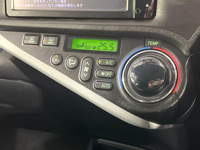 アクア Ｓ　禁煙車　純正ナビ　地デジ　Ｂｌｕｅｔｏｏｔｈ再生　オートエアコン　オートライト　スマートキー　プッシュスタート　スペアタイヤ　ドラレコ（4枚目）