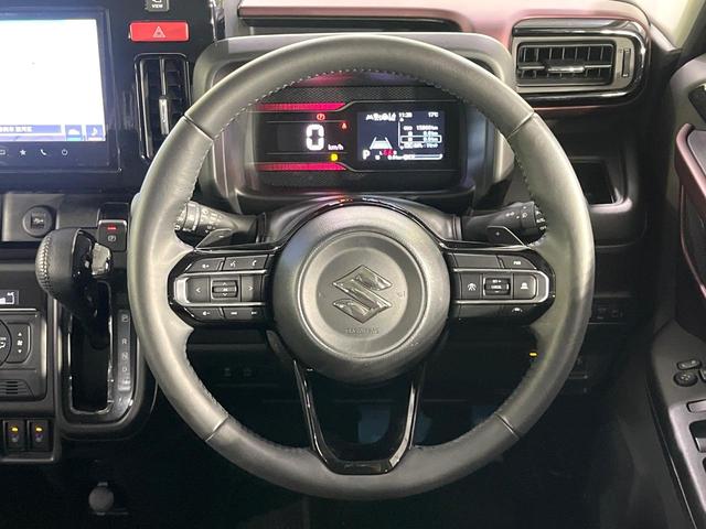 スペーシアカスタム ハイブリッドXSターボ 禁煙車 衝突軽減 純正9型ナビ 全周囲カメラ 両側電動スライド 前席シートヒーター パドルシフト ETC ステアリングヒーター ヘッドアップディスプレイ オートエアコン 純正15インチAW(11枚目)