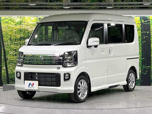 エブリイワゴン ＰＺターボスペシャル　届出済未使用車　セーフティサポート　両側電動スライド　コーナーセンサー　スマートキー　プッシュスタート　シートヒーター　車線逸脱警報　横滑り防止装置　オートエアコン　ＬＥＤライト　オートライト（37枚目）