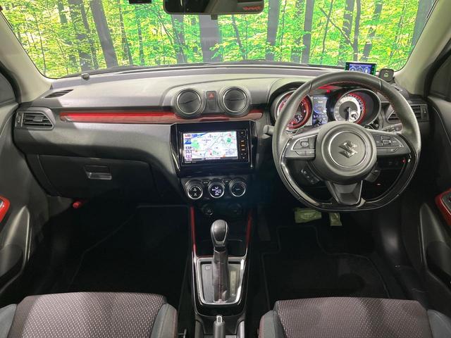 スイフトスポーツ ベースグレード 禁煙車 セーフティサポート 純正ナビ 全周囲カメラ アダプティブクルーズ 車線逸脱警報 コーナーセンサー オートエアコン LEDライト ハイビームアシスト パドルシフト シートヒーター スマートキー(2枚目)