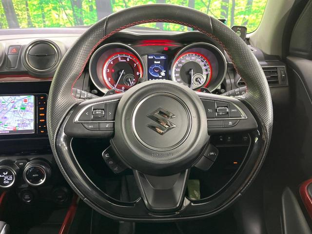 スイフトスポーツ ベースグレード 禁煙車 セーフティサポート 純正ナビ 全周囲カメラ アダプティブクルーズ 車線逸脱警報 コーナーセンサー オートエアコン LEDライト ハイビームアシスト パドルシフト シートヒーター スマートキー(11枚目)