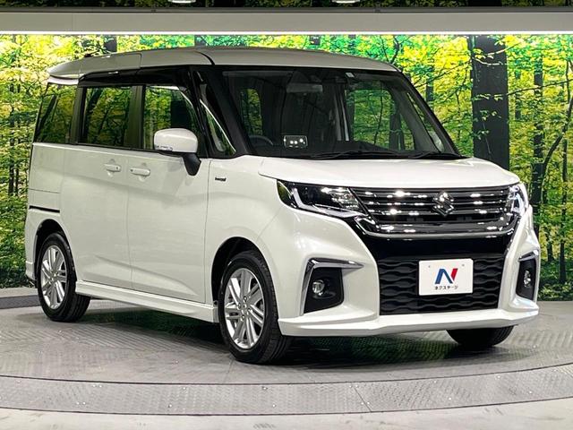 ソリオ ハイブリッドMZ 禁煙車 セーフティサポート 両側電動スライド コーナーセンサー ヘッドアップディスプレイ レーダークルーズ 前席シートヒーター オートエアコン LEDライト オートライト 車線逸脱警報 純正15AW(16枚目)