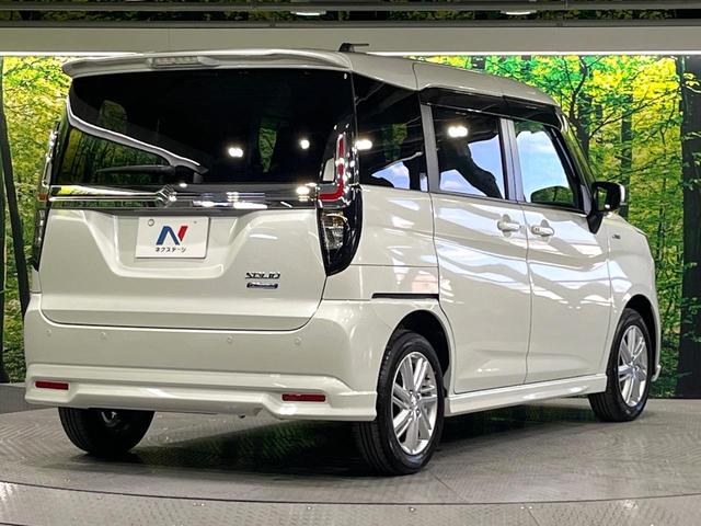 ソリオ ハイブリッドMZ 禁煙車 セーフティサポート 両側電動スライド コーナーセンサー ヘッドアップディスプレイ レーダークルーズ 前席シートヒーター オートエアコン LEDライト オートライト 車線逸脱警報 純正15AW(17枚目)