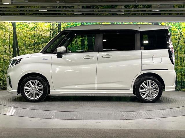 ソリオ ハイブリッドMZ 禁煙車 セーフティサポート 両側電動スライド コーナーセンサー ヘッドアップディスプレイ レーダークルーズ 前席シートヒーター オートエアコン LEDライト オートライト 車線逸脱警報 純正15AW(40枚目)