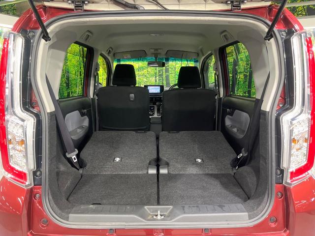 普段のお買い物や通勤、送迎等に十分な荷室スペースを確保しております。セカンドシートを倒すと、大きな荷物の積載も可能です♪