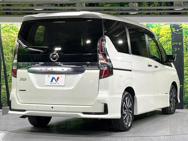 セレナ ハイウェイスターＶ　両側電動ドア　全周囲カメラ　純正１０型ナビ　衝突被害軽減システム　レーダークルーズ　禁煙車　ドラレコ　コーナーセンサー　スマートキー　ＬＥＤヘッド　ＥＴＣ　純正１６インチアルミ　オートハイビーム（18枚目）