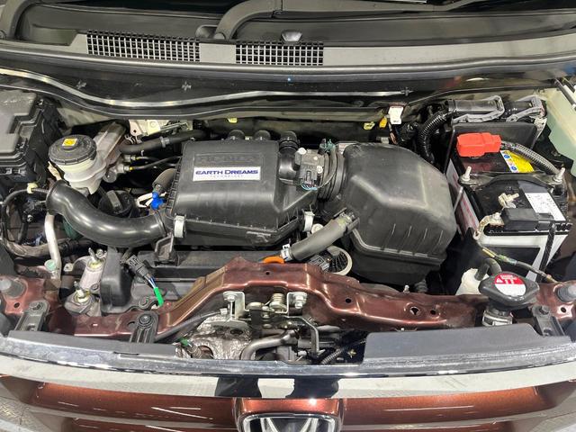 N-WGN G・Lパッケージ 禁煙車 衝突被害軽減システム 純正ナビ バックカメラ スマートキー ETC オートエアコン シートリフター ステアリングスイッチ 電動格納ドアミラー Bluetooth CD(18枚目)