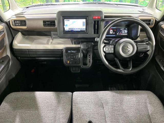 スペーシア ハイブリッドG 禁煙車 セーフティサポート メモリーナビ Bluetooth再生 バックカメラ 両側スライドドア オートエアコン スマートキー LEDライト オートライト 横滑り防止装置 アイドリングストップ(2枚目)