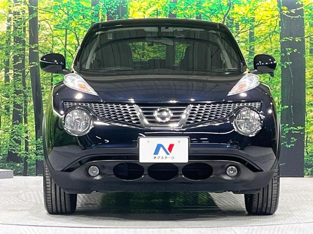 ジューク 15RX タイプV 禁煙車 純正ナビ バックカメラ ドラレコ ETC スマートキー オートエアコン オートライト アイドリングストップ プライバシーガラス Bluetooth 電動格納ミラー 革巻きステアリング(14枚目)