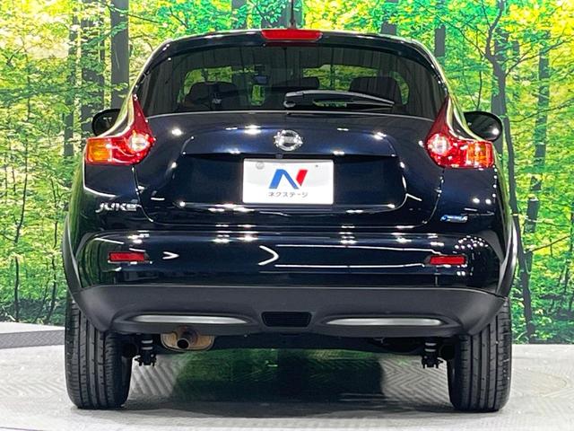 ジューク 15RX タイプV 禁煙車 純正ナビ バックカメラ ドラレコ ETC スマートキー オートエアコン オートライト アイドリングストップ プライバシーガラス Bluetooth 電動格納ミラー 革巻きステアリング(15枚目)
