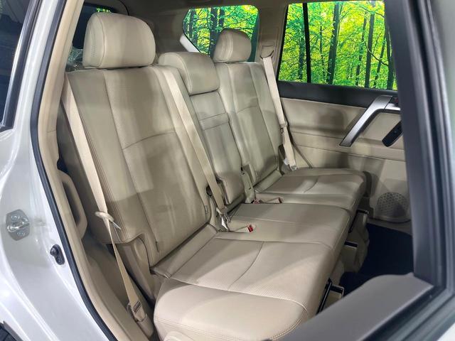 ランドクルーザープラド ＴＸ　Ｌパッケージ　禁煙車　７人乗　後期型　サンルーフ　ＢＩＧ－Ｘ９型ナビ　バックカメラ　シートエアコン　ルーフレール　前席パワーシート　ＥＴＣ　レーダークルーズコントロール　ＬＥＤライト　オートハイビーム　ベージュ革（9枚目）