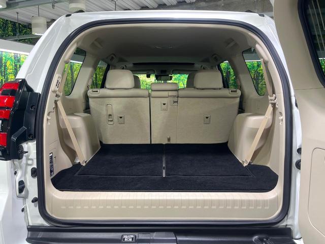 ランドクルーザープラド ＴＸ　Ｌパッケージ　禁煙車　７人乗　後期型　サンルーフ　ＢＩＧ－Ｘ９型ナビ　バックカメラ　シートエアコン　ルーフレール　前席パワーシート　ＥＴＣ　レーダークルーズコントロール　ＬＥＤライト　オートハイビーム　ベージュ革（10枚目）