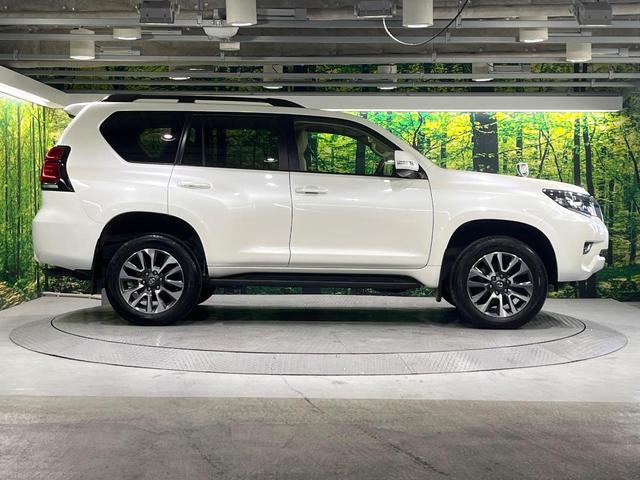 ランドクルーザープラド ＴＸ　Ｌパッケージ　禁煙車　７人乗　後期型　サンルーフ　ＢＩＧ－Ｘ９型ナビ　バックカメラ　シートエアコン　ルーフレール　前席パワーシート　ＥＴＣ　レーダークルーズコントロール　ＬＥＤライト　オートハイビーム　ベージュ革（44枚目）