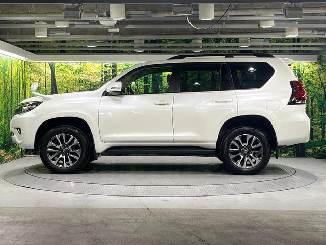 ランドクルーザープラド ＴＸ　Ｌパッケージ　禁煙車　７人乗　後期型　サンルーフ　ＢＩＧ－Ｘ９型ナビ　バックカメラ　シートエアコン　ルーフレール　前席パワーシート　ＥＴＣ　レーダークルーズコントロール　ＬＥＤライト　オートハイビーム　ベージュ革（46枚目）