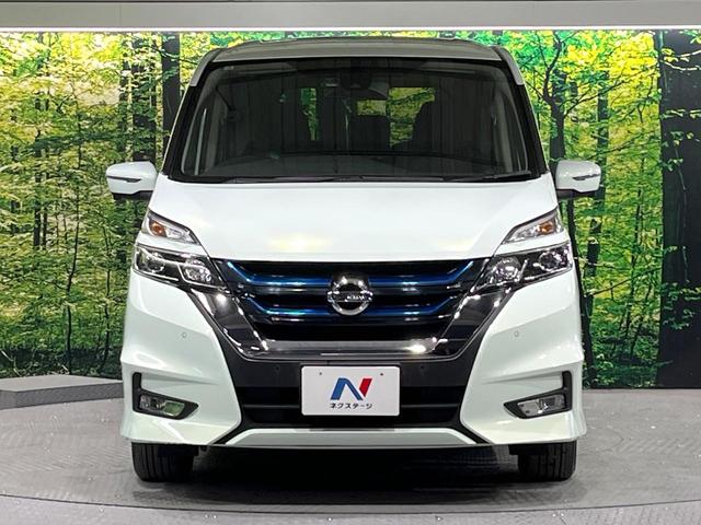 セレナ e-パワー ハイウェイスターV 禁煙車 セーフティパックB プロパイロット 衝突軽減 純正9型ナビ フリップダウンモニター 全周囲カメラ 両側電動ドア デジタルインナーミラー 電動パーキングブレーキ リアオートエアコン ETC(15枚目)
