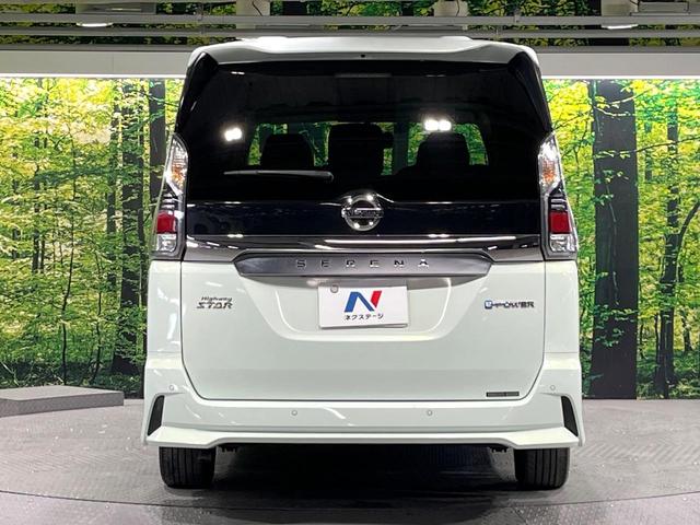 セレナ e-パワー ハイウェイスターV 禁煙車 セーフティパックB プロパイロット 衝突軽減 純正9型ナビ フリップダウンモニター 全周囲カメラ 両側電動ドア デジタルインナーミラー 電動パーキングブレーキ リアオートエアコン ETC(16枚目)