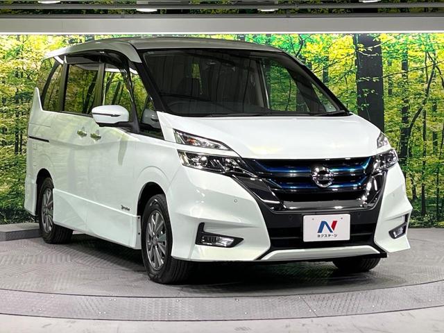 セレナ e-パワー ハイウェイスターV 禁煙車 セーフティパックB プロパイロット 衝突軽減 純正9型ナビ フリップダウンモニター 全周囲カメラ 両側電動ドア デジタルインナーミラー 電動パーキングブレーキ リアオートエアコン ETC(17枚目)