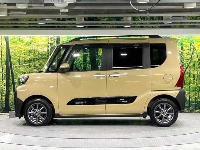 タント ファンクロス 禁煙車 衝突軽減装置 純正ナビ パノラマモニター 両側電動スライド シートヒーター オートハイビーム LEDヘッド&フォグ スマートキー オートエアコン Bluetooth フルセグTV ルーフレール(48枚目)