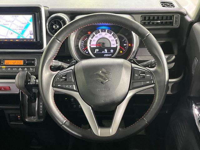 スペーシアカスタム ハイブリッドXSターボ 禁煙車 セーフティサポート 純正ナビ 両側電動スライド パドルシフト シートヒーター LEDライト オートライト オートエアコン コーナーセンサー 後席サンシェード(8枚目)