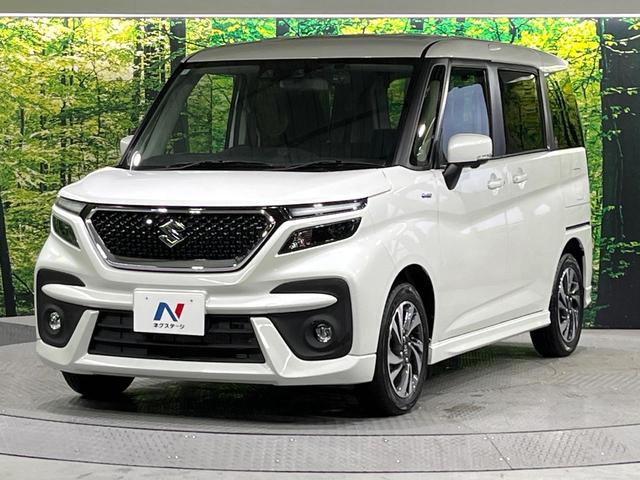 ソリオバンディット ハイブリッドＭＶ　禁煙車　衝突軽減装置　ディスプレイオーディオ　　全方位モニター　両側電動スライド　アダプティブクルーズ　シートヒーター　ＬＥＤヘッド＆フォグ　オートハイビーム　オートエアコン　スマートキー　ＨＵＤ（49枚目）