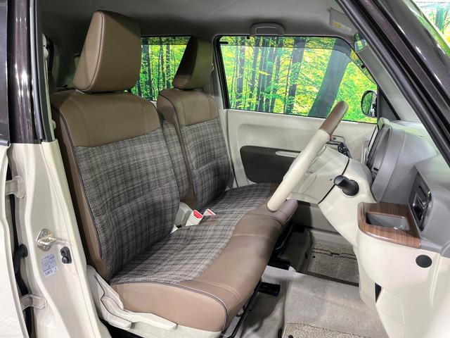 アルトラパンＬＣ Ｘ　２トーンカラー　禁煙車　衝突軽減装置　純正ナビ　全方位モニター　シートヒーター　ＬＥＤヘッド　オートライト　オートエアコン　スマートキー　ドラレコ　Ｂｌｕｅｔｏｏｔｈ　フルセグＴＶ　誤発進抑制機能（9枚目）