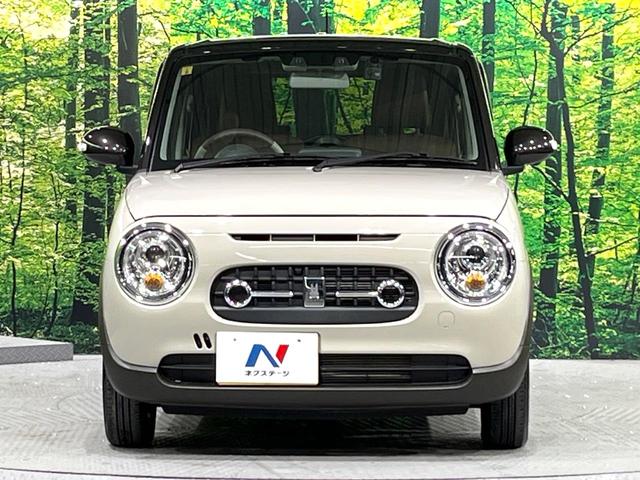 アルトラパンＬＣ Ｘ　２トーンカラー　禁煙車　衝突軽減装置　純正ナビ　全方位モニター　シートヒーター　ＬＥＤヘッド　オートライト　オートエアコン　スマートキー　ドラレコ　Ｂｌｕｅｔｏｏｔｈ　フルセグＴＶ　誤発進抑制機能（14枚目）