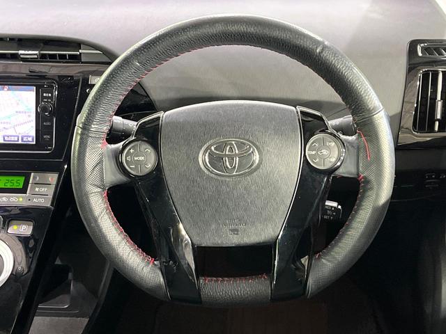 プリウス Ｇ　禁煙車　純正ナビ　バックカメラ　クルコン　パワーシート　ＨＩＤヘッドライト　オートライト　オートエアコン　スマートキー　ステアリングスイッチ　ハーフレザーシート　ＥＴＣ　ドラレコ　Ｂｌｕｅｔｏｏｔｈ（8枚目）