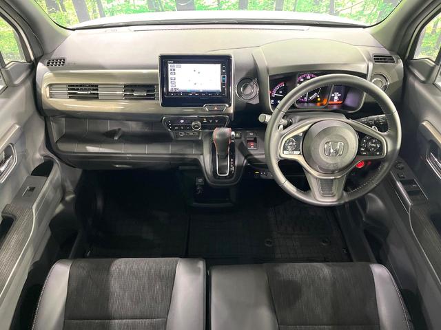 Ｎ－ＷＧＮカスタム Ｌ・ターボホンダセンシング　純正ＳＤナビ　バックカメラ　衝突被害軽減システム　レーダークルーズ　ハーフレザーシート　シートヒーター　ドラレコ　レーンキープ　スマートキー　ＬＥＤヘッド　ビルトインＥＴＣ　純正１５インチアルミ（2枚目）