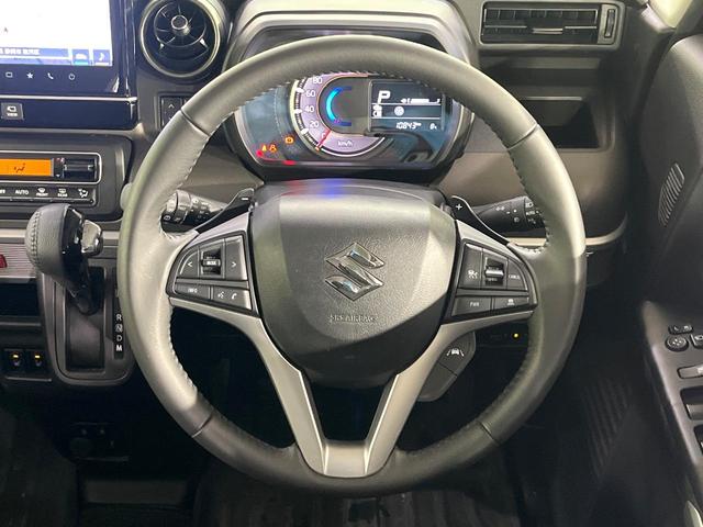 スペーシアギア ハイブリッドＸＺ　ターボ　禁煙車　２トーンカラー　セーフティサポート　純正９型ナビ　全周囲カメラ　両側電動スライド　シートヒーター　パドルシフト　車線逸脱警報　ＬＥＤライト　オートライト　オートエアコン　ＥＴＣ　ルーフレール（11枚目）