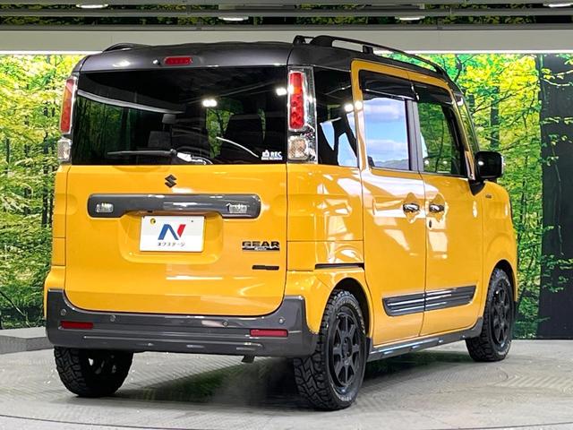 スペーシアギア ハイブリッドＸＺ　ターボ　禁煙車　２トーンカラー　セーフティサポート　純正９型ナビ　全周囲カメラ　両側電動スライド　シートヒーター　パドルシフト　車線逸脱警報　ＬＥＤライト　オートライト　オートエアコン　ＥＴＣ　ルーフレール（17枚目）