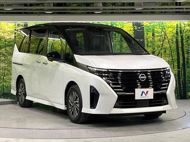 セレナ ｅ－パワー　ルキシオン　プロパイロット　フリップダウンモニター　禁煙車　エマージェンシーブレーキ　純正１２．３型ナビ　アラウンドビューモニター　ハンズフリー両側電動スライド　シートヒーター　ステアリングヒーター　ＬＥＤヘッド（17枚目）