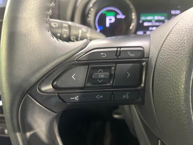 ヤリス ハイブリッドＺ　禁煙車　セーフティセンス　純正８型ナビ　パノラミックビューモニター　ＢＳＭ　レーダークルーズ　ＨＵＤ　シートヒーター　クリアランスソナー　ＬＥＤヘッド　オートハイビーム　オートエアコン　スマートキー（34枚目）