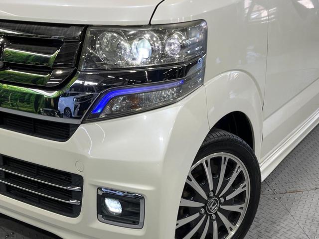 Ｎ－ＢＯＸカスタム Ｇ・ターボＬパッケージ　禁煙車　あんしんパッケージ　メモリーナビ　バックカメラ　両側電動スライド　クルーズコントロール　ＥＴＣ　ＨＩＤライト　オートライト　オートエアコン　パドルシフト　スマートキー　後席シェード（12枚目）