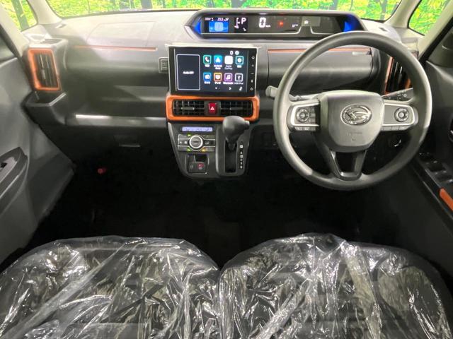 タント ファンクロスリミテッド　届出済未使用車　２トーン　スマートアシスト　純正９型ディスプレイ　バックカメラ　両側電動スライド　前席シートヒーター　電動パーキングブレーキ　オートエアコン　ＥＴＣ　スマートキー　ステアリングスイッチ（3枚目）