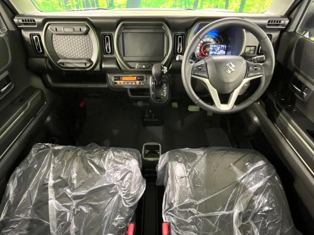 ハスラー タフワイルドターボ　ターボ　届出済未使用車　２トーンカラー　セーフティサポート　車線逸脱警報　前席シートヒーター　コーナーセンサー　パドルシフト　アダプティブクルーズ　純正１５インチＡＷ　ＬＥＤライト　オートライト（2枚目）