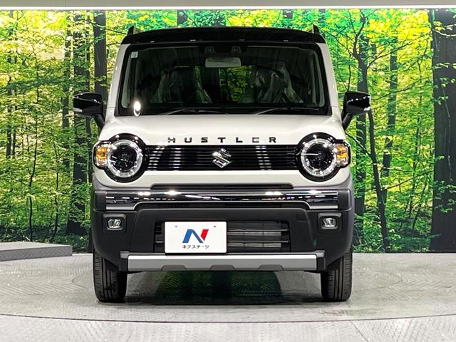 ハスラー タフワイルドターボ　ターボ　届出済未使用車　２トーンカラー　セーフティサポート　車線逸脱警報　前席シートヒーター　コーナーセンサー　パドルシフト　アダプティブクルーズ　純正１５インチＡＷ　ＬＥＤライト　オートライト（14枚目）