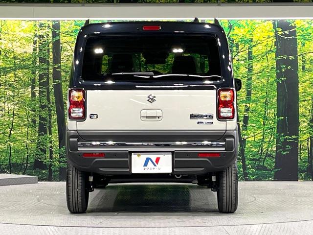 ハスラー タフワイルドターボ　ターボ　届出済未使用車　２トーンカラー　セーフティサポート　車線逸脱警報　前席シートヒーター　コーナーセンサー　パドルシフト　アダプティブクルーズ　純正１５インチＡＷ　ＬＥＤライト　オートライト（15枚目）